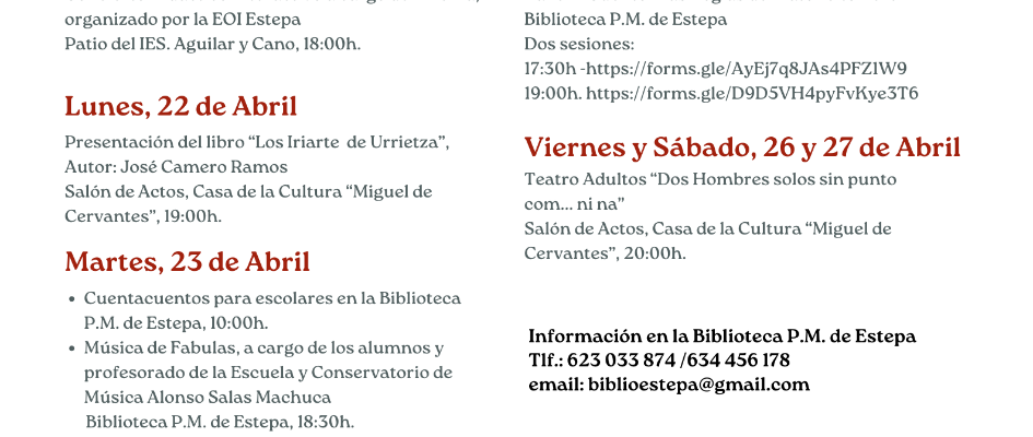 CARTEL FERIA DEL LIBRO 2024