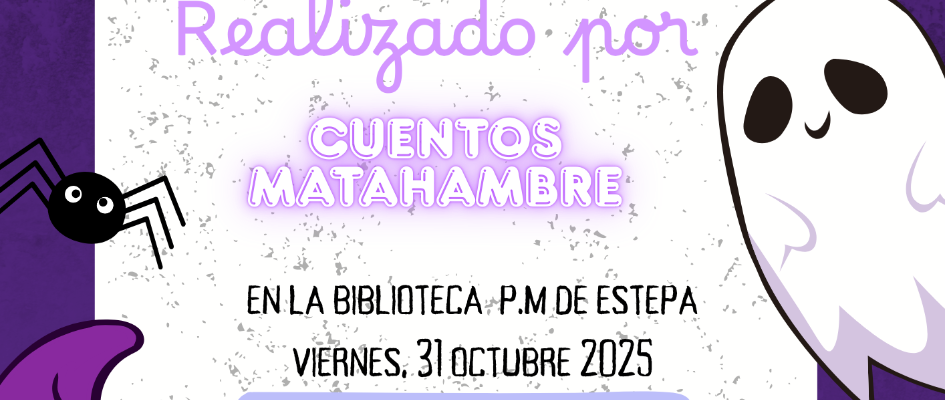CARTEL HALLOWEEN CUENTOS MATAHAMBRE 31-10-25