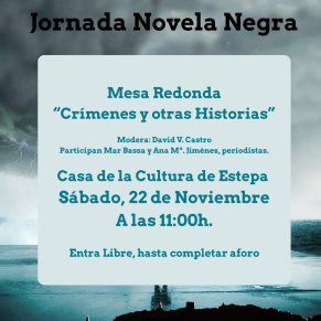 CARTEL MESA REDONDA CRIMENES