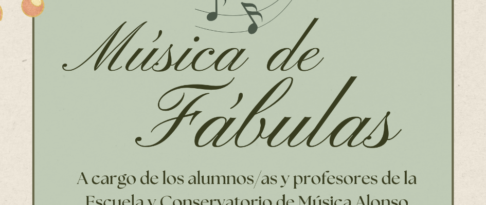 CARTEL MUSICA DE FA¿BULAS
