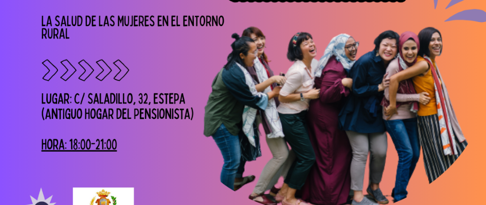Cartel Salud de las mujeres en el entorno rural