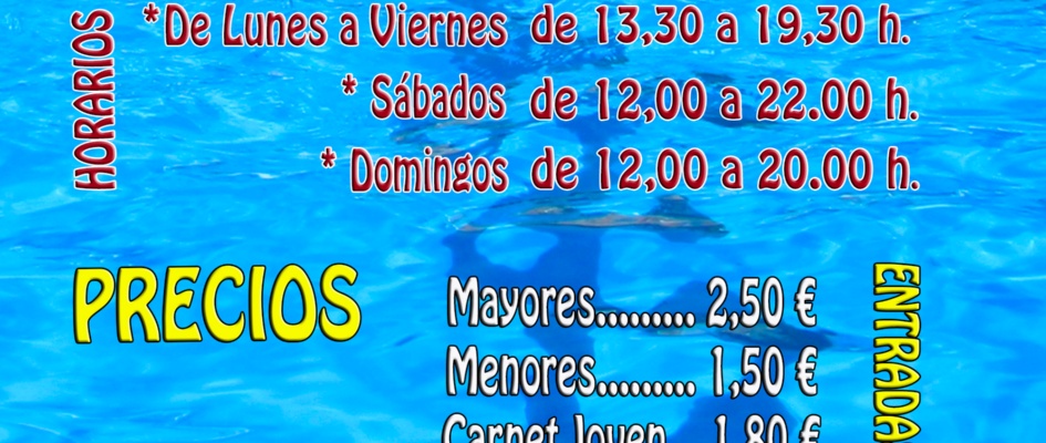 cartel apertura piscina 2024 20x30