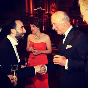 Francisco Ferna¿ndez- Rueda con Carlos de Inglaterra