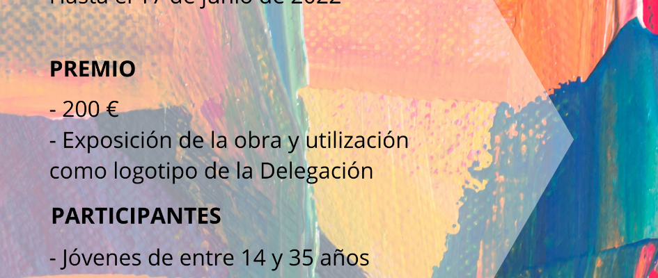 Poster Concurso artístico imagen pintura colores rojo, naranja y verde (1)